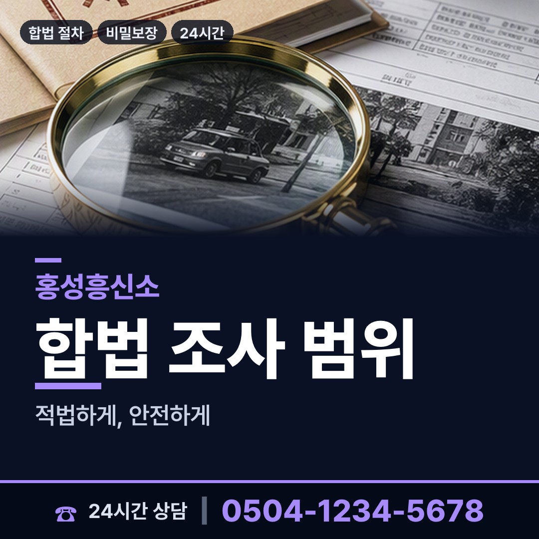 홍성 은하면 재산은닉조사 상담 안내